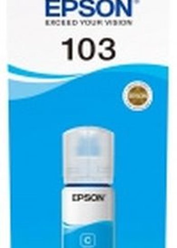 Картридж струйный Epson 103C C13T00S24A голубой (7500стр.) (65мл) для Epson L3100/3110/3150