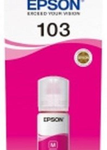 Картридж струйный Epson 103M C13T00S34A пурпурный (7500стр.) (65мл) для Epson L3100/3110/3150