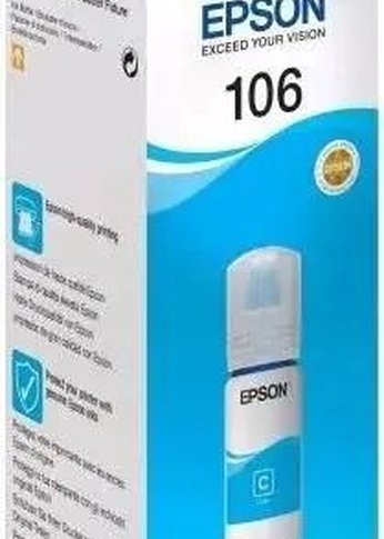 Картридж струйный Epson 106C C13T00R240 голубой (1900стр.) (70мл) для Epson L7160/7180