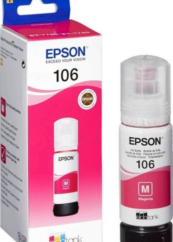 Картридж струйный Epson 106M C13T00R340 пурпурный (1900стр.) (70мл) для Epson L7160/7180