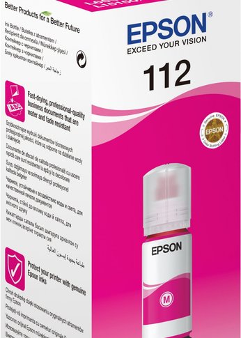 Картридж струйный Epson 112 C13T06C34A пурпурный (6000стр.) (70мл) для Epson L11160/L15150/L15160/L6490/L6550/M15140