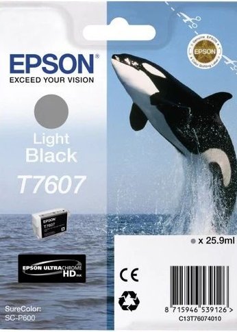 Картридж струйный Epson C13T76074010 SC-P600 Light Black (cons ink)