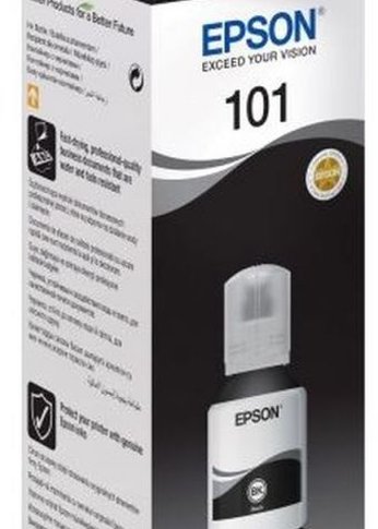 Картридж струйный Epson L101 C13T03V14A черный (7500стр.) (127мл) для Epson L4150/L4160/L6160/L6170/L6190