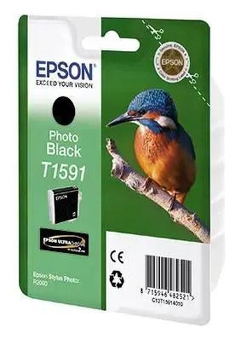 Картридж струйный Epson T1591 черный фото для R2000