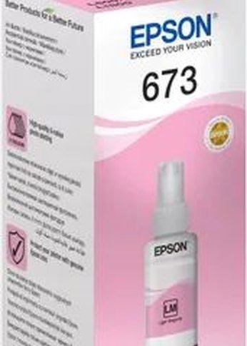 Картридж струйный Epson T6736 C13T67364A светло-пурпурный (1900стр.) (70мл) для Epson L800