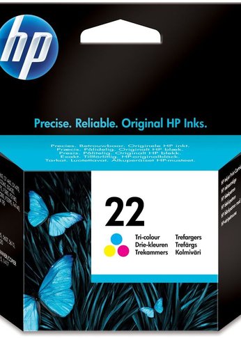 Картридж струйный HP 22 C9352AE#UUS многоцветный (165стр.) для HP DJ 3920/3940/PSC 1410