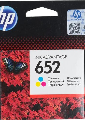 Картридж струйный HP 652 F6V24AE многоцветный (200стр.) для HP DJ IA 1115/2135/3635/4535/3835/4675