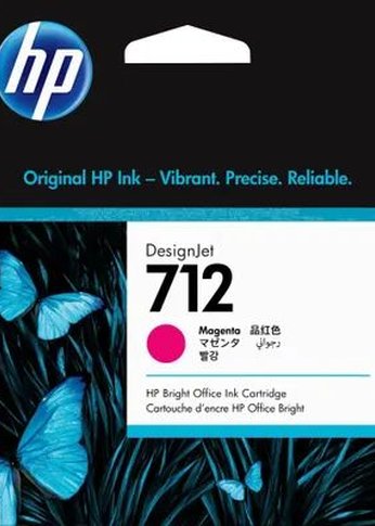 Картридж струйный HP 712 3ED68A пурпурный (29мл) для HP DJ Т230/630