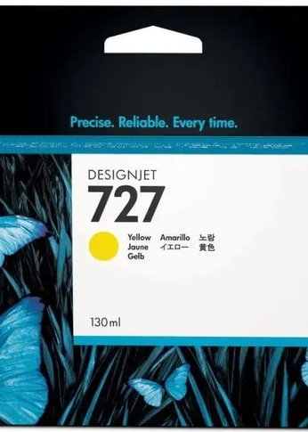 Картридж струйный HP 727 B3P21A желтый (130мл) для HP DJ T920/T1500
