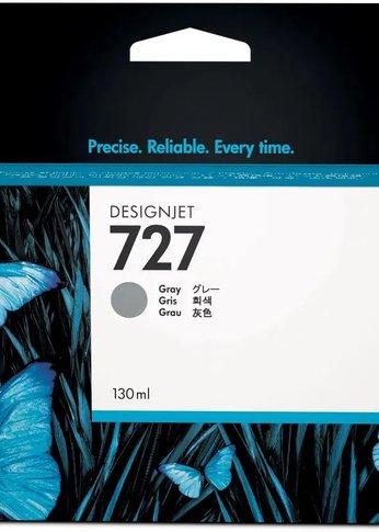 Картридж струйный HP 727 B3P24A серый (130мл) для HP DJ T920/T1500