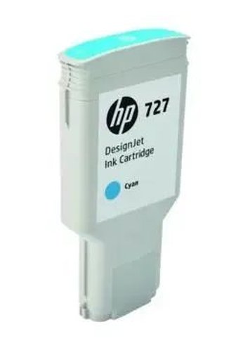 Картридж струйный HP 727 F9J76A голубой (300мл) для HP DJ T1500/T1530/T2500/T2530/T920/T930