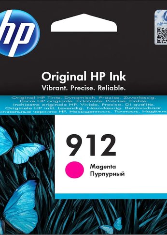 Картридж струйный HP 912 3YL78AE пурпурный (315стр.) для HP OfficeJet 801x/802x