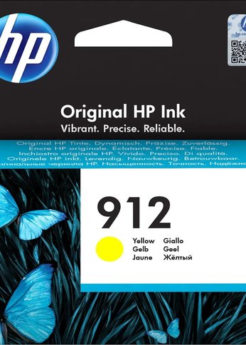 Картридж струйный HP 912 3YL79AE желтый (315стр.) для HP DJ IA OfficeJet 801x/802x