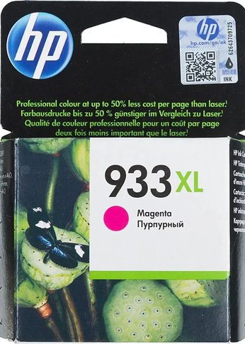 Картридж струйный HP 933XL CN055AE пурпурный (825стр.) для HP OJ 6700/7100