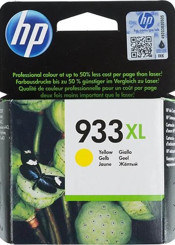 Картридж струйный HP 933XL CN056AE Yellow Officejet 6100/6600/6700, Yellow