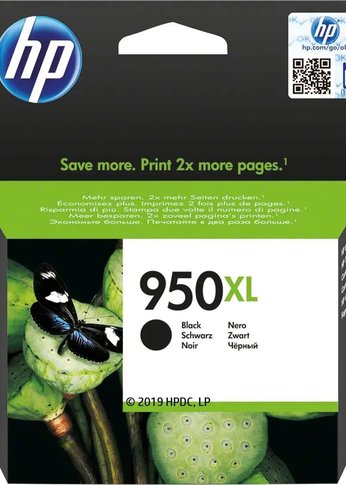Картридж струйный HP 950XL CN045AE черный (2300стр.) для HP OJ Pro 8100/8600