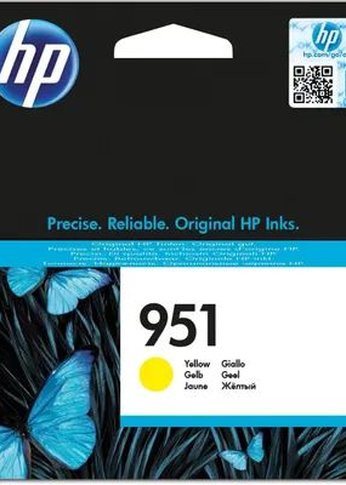 Картридж струйный HP 951 CN052AE желтый (700стр.) для HP HP OJ Pro 8610/8620