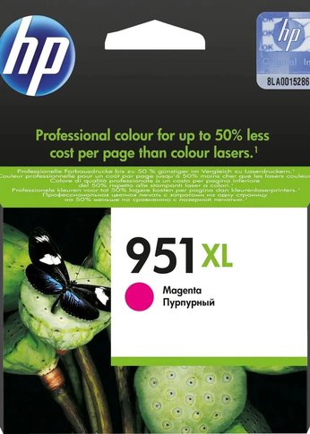 Картридж струйный HP 951XL CN047AE пурпурный (1500стр.) для HP OJ Pro 8100/8600