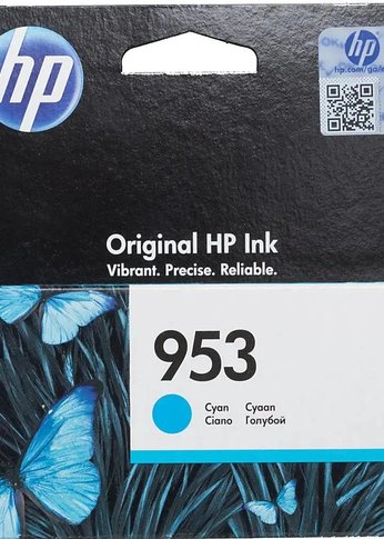 Картридж струйный HP 953 F6U12AE голубой (700стр.) для HP OJP 8710/8715/8720/8730/8210/8725