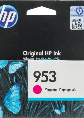 Картридж струйный HP 953 F6U13AE пурпурный (700стр.) для HP OJP 8710/8715/8720/8730/8210/8725