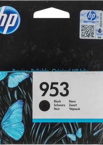 Картридж струйный HP 953 L0S58AE черный (1000стр.) для HP OJP 8710/8715/8720/8730/8210/8725