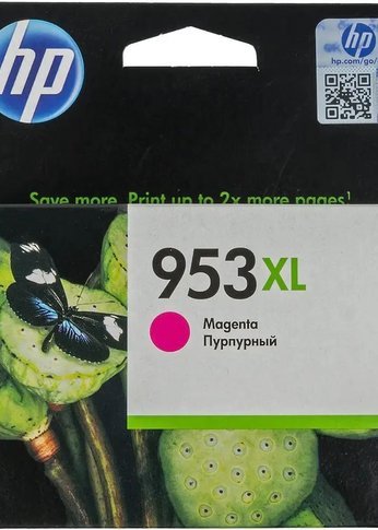 Картридж струйный HP 953XL F6U17AE пурпурный OJP 8710/8720/8730/8210 (1600стр.)