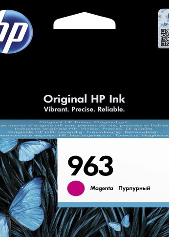 Картридж струйный HP 963 3JA24AE пурпурный (700стр.) для HP OfficeJet Pro 901x/902x HP