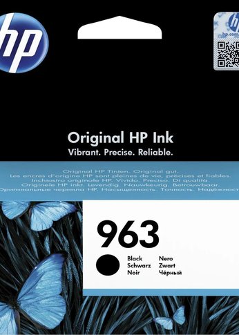 Картридж струйный HP 963 3JA26AE черный (1000стр.) для HP OfficeJet Pro 901x/902x HP
