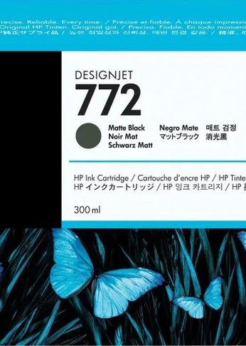 Картридж струйный HP №772 CN635A черный матовый (300мл) для HP DJ Z5200