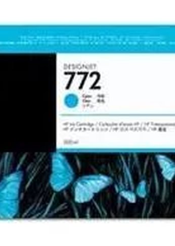 Картридж струйный HP №772 CN636A голубой (300мл) для HP DJ Z5200