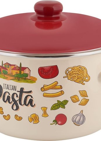 Кастрюля Appetite 1с46я Pasta ITALIAN эмал конич 4,0л