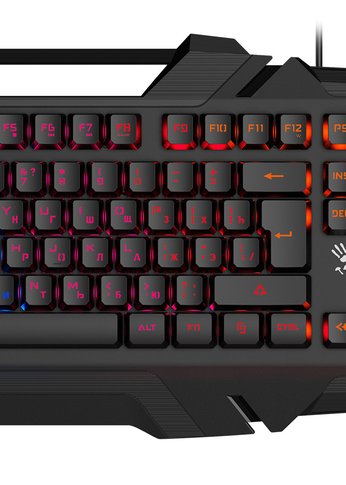 Клавиатура A4Tech Bloody B150N черный USB for gamer LED
