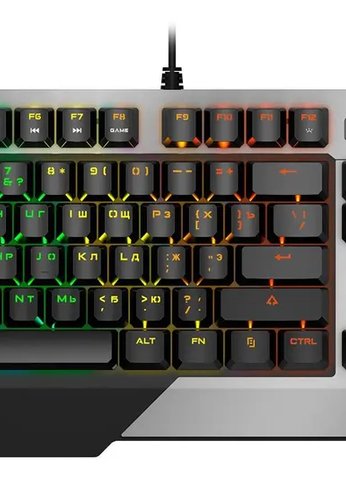 Клавиатура A4Tech Bloody B865N механическая серый/черный USB for gamer LED