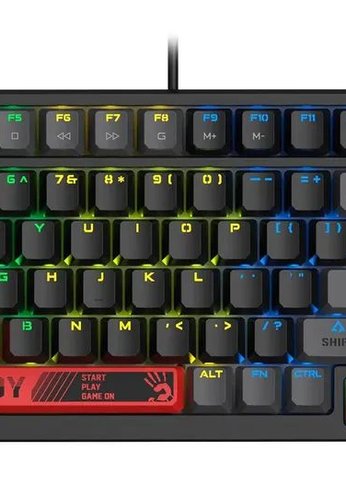 Клавиатура A4Tech Bloody S98 Pixels Red механическая серый/бежевый USB for gamer LED (S98)