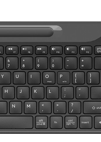 Клавиатура A4Tech Fstyler FK25 черный/серый USB slim