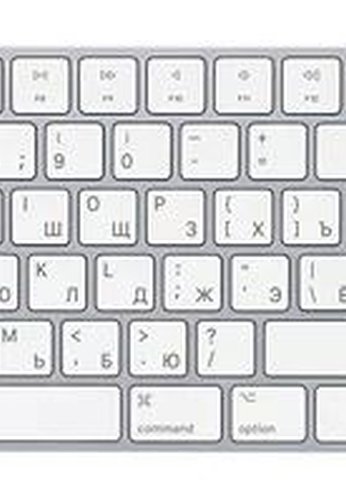 Клавиатура Apple Magic Keyboard with Numeric Keypad- Russian белый беспроводная