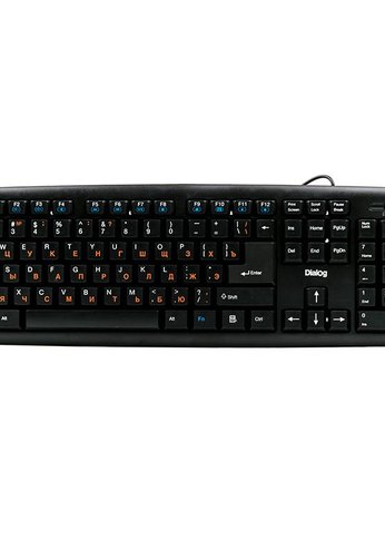 Клавиатура Dialog KM-025U Multimedia Black проводная черный