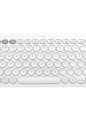 Клавиатура Logitech Keyboard K380 белый беспроводная (920-009589)