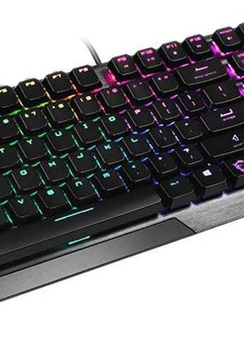 Клавиатура MSI VIGOR GK50 LOW PROFILE RU механическая черный USB Multimedia for gamer LED