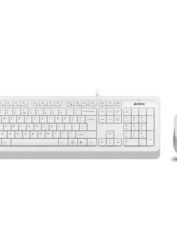 Клавиатура + мышь A4Tech Fstyler F1010 Белый/серый