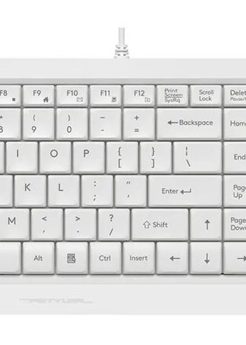 Клавиатура+мышь A4Tech Fstyler F1512 клав:белый мышь:белый USB (F1512 WHITE)