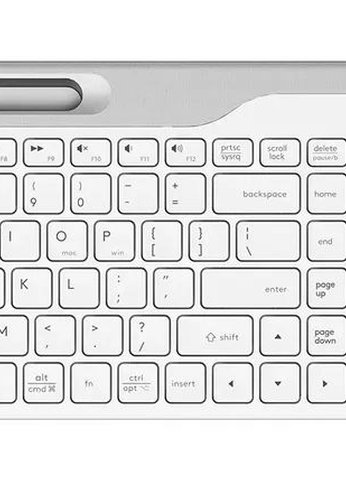 Клавиатура+мышь A4Tech Fstyler FB2535C клав:белый/серый мышь:белый/серый USB беспроводная Bluetooth/Радио slim (FB2535C ICY WHITE)