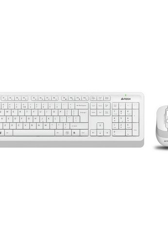 Клавиатура + мышь A4Tech Fstyler FG1010 белый/серый