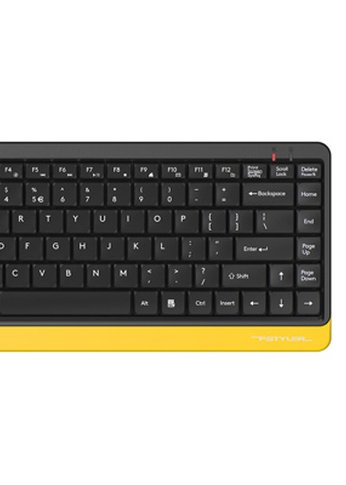 Клавиатура+мышь A4Tech Fstyler FG1110 Bumblebee беспроводной черный/желтый