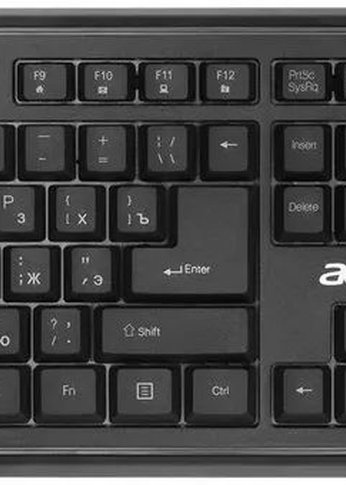 Клавиатура+мышь Acer OKR120 клав:черный мышь:черный USB беспроводная (ZL.KBDEE.007)