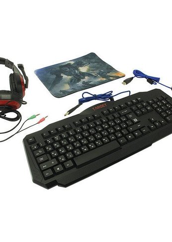 Клавиатура + мышка +PAD +HEADSET Defender TARGET MKP-350 52350