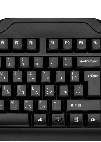 Клавиатура Oklick 170M черный USB