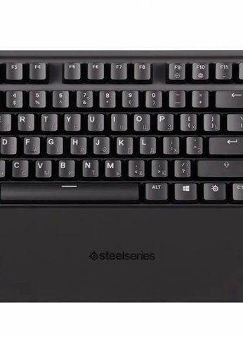 Клавиатура Steelseries Apex Pro TKL (2023) механическая черный USB for gamer LED (подставка для запястий) (64856)