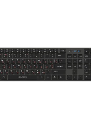 Клавиатура SVEN KB-E5300W графитовый беспроводная (SV-021139)