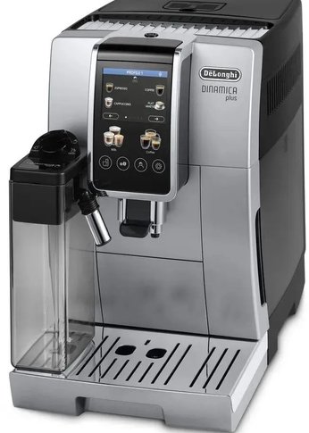 Кофемашина Delonghi Dinamica Plus ECAM380.85.SB 1450Вт серебристый/черный